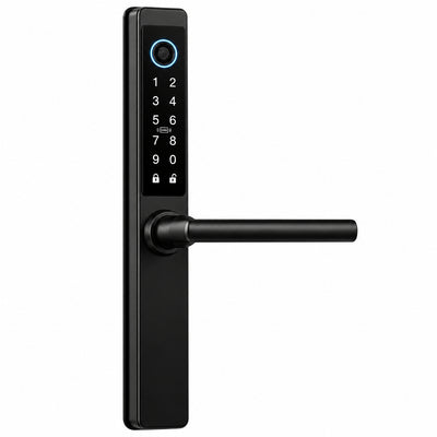 Electronic Smart Door Lock Fingerprint Door Lock with Keypad,Smart Lock for Front Door Children Proof IC Card, App Control & Mechanical Key
