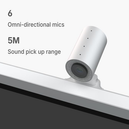 4K Smart Camera, 6 Mics, 142° Wide View, AI Tracking Board — product view 2