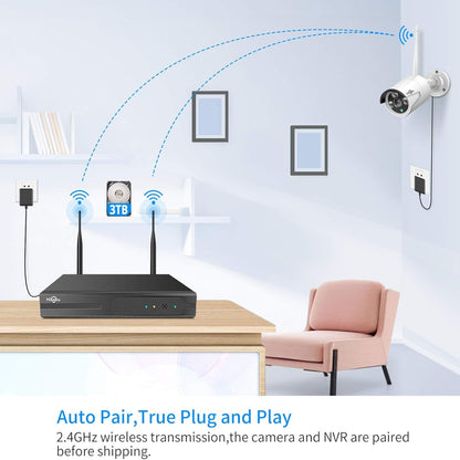 5MP Home Security Camera System Outdoor, 2.4G/5G Wireless Wifi Pro — product view 2