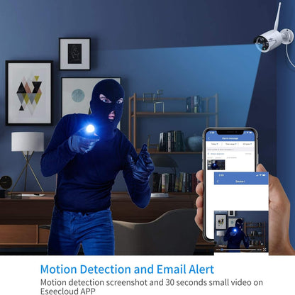 5MP Home Security Camera System Outdoor, 2.4G/5G Wireless Wifi Pro — product view 3