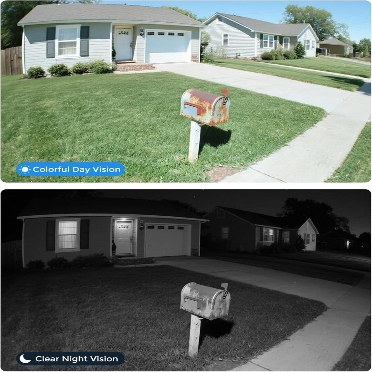 Home Security System, 24/7 Recording 5MP Wired Plug-In Powered Outdoor Bullet Cameras, 2.4G/5G Wifi Pro, 4K NVR with 12" LCD Monitor, 3TB HDD, Night Vision, IP65 — product view 6