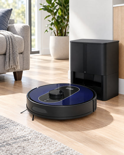 Products from the Robot Vacuums collection in use